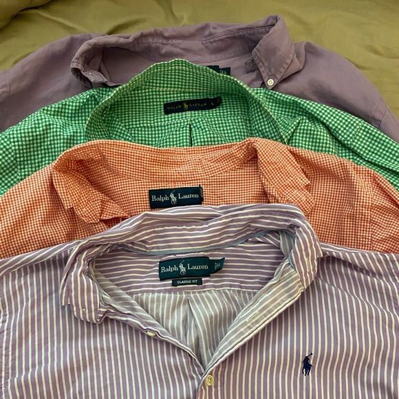 Lot of four Ralph Lauren long sleeved shirts - Picture 1 of 5